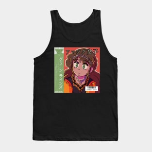 Vaporwave Aesthetic anime girl Tank Top